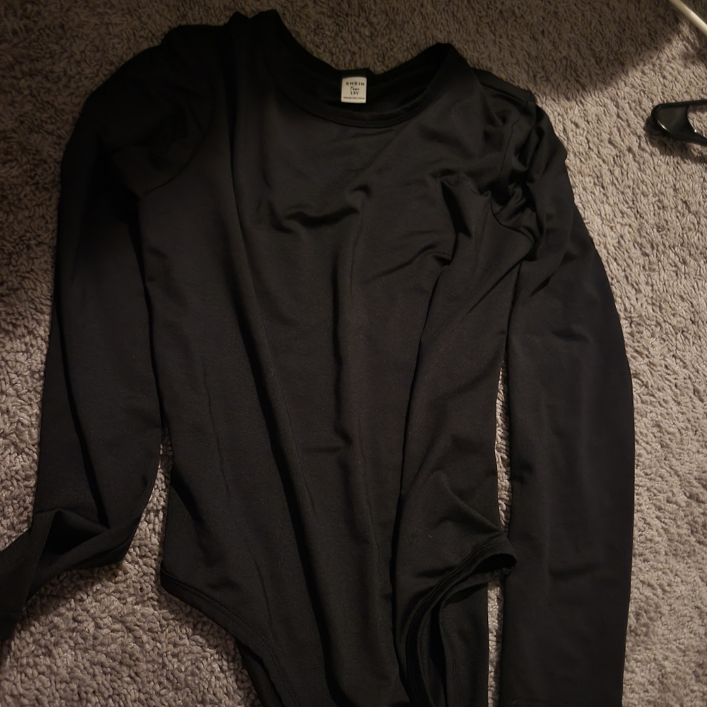 Black Long Sleeve Bodysuit